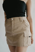 Load image into Gallery viewer, Cappuccino Cargo Skirt