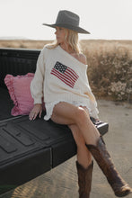 Load image into Gallery viewer, american flag sweater