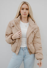 Load image into Gallery viewer, Hit The Slopes Hooded Puffer
