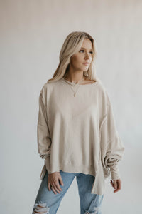 Sunday Morning Oversized Pullover