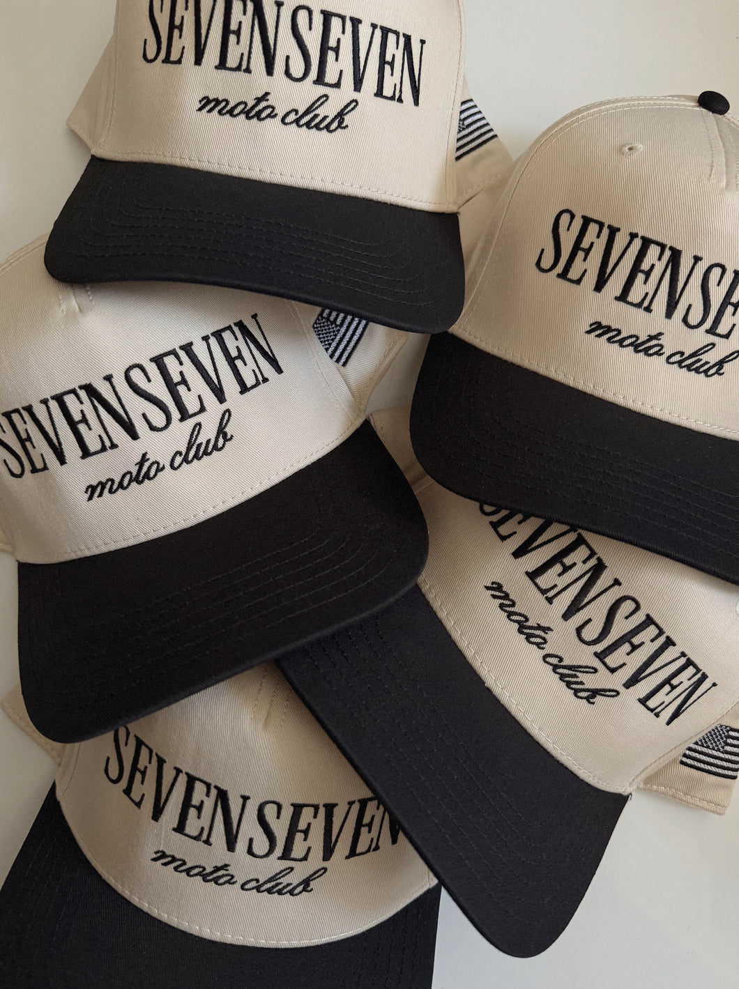 Seven Seven Moto Club Black Hat