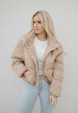 Load image into Gallery viewer, Hit The Slopes Hooded Puffer
