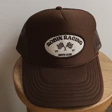 Load image into Gallery viewer, Brown Robin Racing Patch Hat
