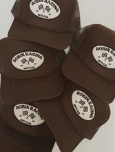 Load image into Gallery viewer, Brown Robin Racing Patch Hat
