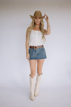Load image into Gallery viewer, blue jean baby denim skirt
