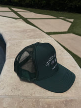 Load image into Gallery viewer, Seven Seven Moto Club Checkered Flag Green Hat

