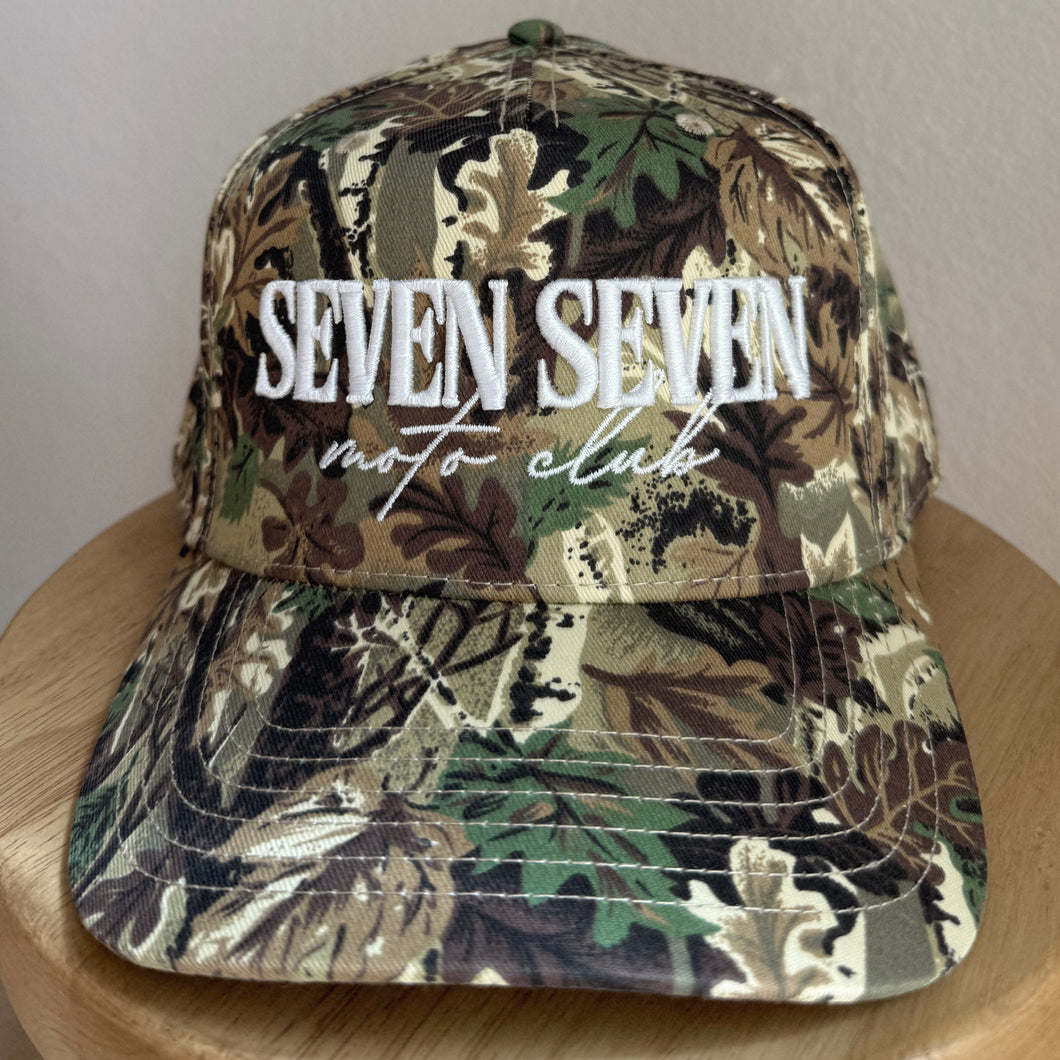 Seven Seven Moto Club Wood Camo Hat