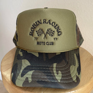 Robin Racing Camo Hat - PREORDER