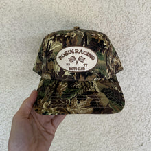 Load image into Gallery viewer, Wood Camo Robin Racing Patch Hat
