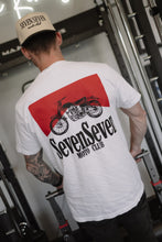 Load image into Gallery viewer, Seven Seven Moto Club Vintage Tee - White PREORDER

