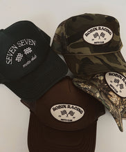 Load image into Gallery viewer, Seven Seven Moto Club Checkered Flag Green Hat
