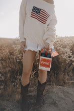 Load image into Gallery viewer, american flag sweater
