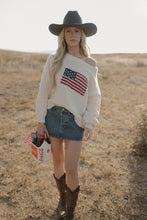 Load image into Gallery viewer, american flag sweater
