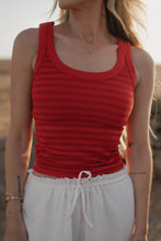 Load image into Gallery viewer, firecracker striped tank top
