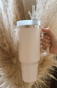 Light Pink 40 oz Stainless Steel Tumbler