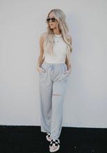 Load image into Gallery viewer, Grey Cut Out Detail Sweatpants

