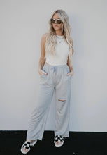 Load image into Gallery viewer, Grey Cut Out Detail Sweatpants
