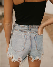 Load image into Gallery viewer, Light Wash Denim Shorts
