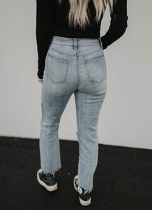 High Rise Straight Denim