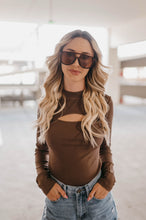 Load image into Gallery viewer, Mocha Cut Out Bodysuit
