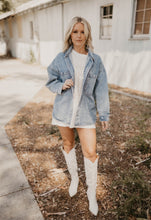 Load image into Gallery viewer, Oversized Denim Shacket
