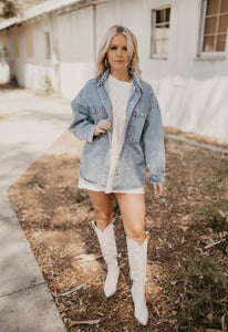 Oversized Denim Shacket